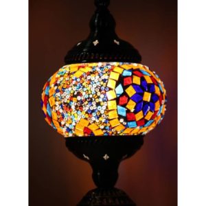 Flower Burst Turkish Mosaic Table Lamp 1