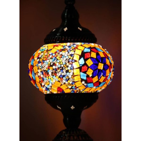 Flower Burst Turkish Mosaic Table Lamp 1