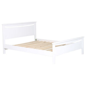 Whistler White King Single Bed Frame - Dream Furniture