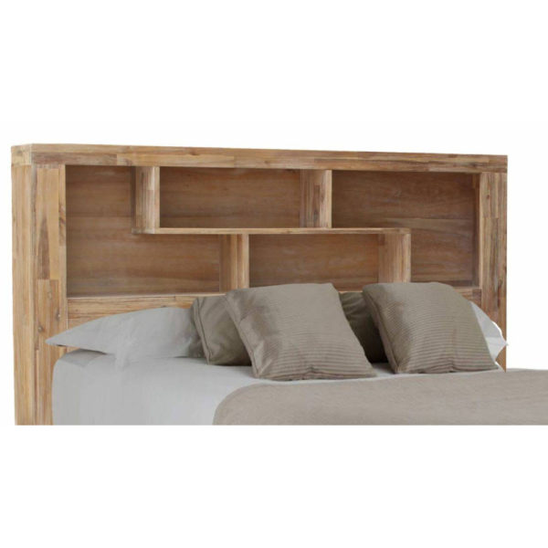 Emporium Queen Bed Frame with Bookcase 3