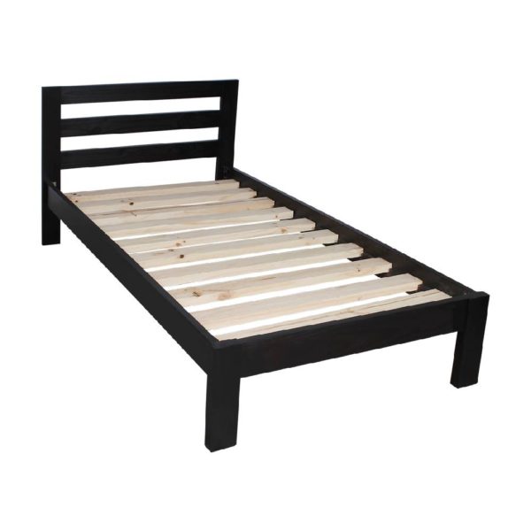 Florence Black Single Bed Frame 2