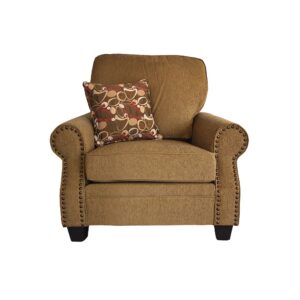 Amster Fabric Single Seater Sofa