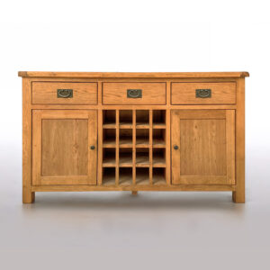 Modena 2 Door 3 Drawer Buffet with Wine Rack